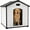 46 x 40 x 40, variant on Large Dog House Outdoor – 43inch Weatherproof Resin Plastic Kennel with Elevated Floor & Air Vent, Extra Large Shelter for Large Breed Dogs, White & Black