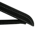 thumbnail image 6 of Simplify Vegan Leather Clothing Hangers, 3 Pack, Black, 6 of 7
