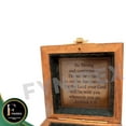 thumbnail image 4 of Engraved Antique Brass Compass with Wooden Box – Personalized Inscription Gift for Son, Mom, or Children, Ideal for Baptism, Birthday & Easter Decor, 4 of 8