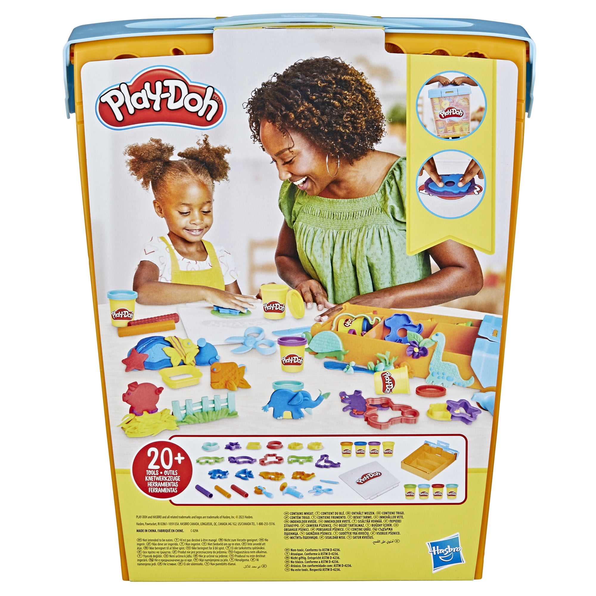 Play-Doh Imagine Animals Storage Set, 22 Accessories, Boys and Girls, Ages 3 and up