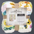 thumbnail image 5 of Carstens, Inc. Ultra Premium Super Soft Plush Sherpa Fleece Oversized Throw Blanket 54" x 68", Field of Flowers, 5 of 7