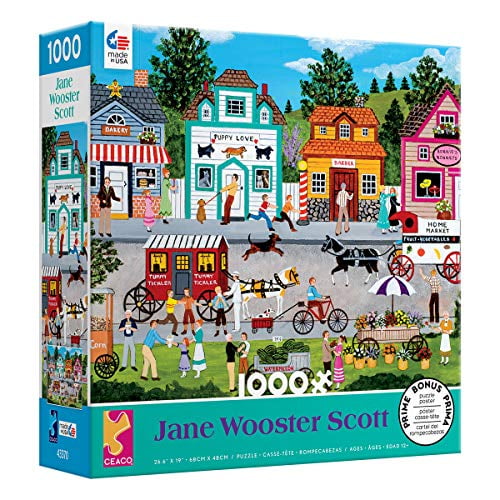 Ceaco - Jane Wooster Scott - Happy Go Lucky - 1000 Piece Jigsaw