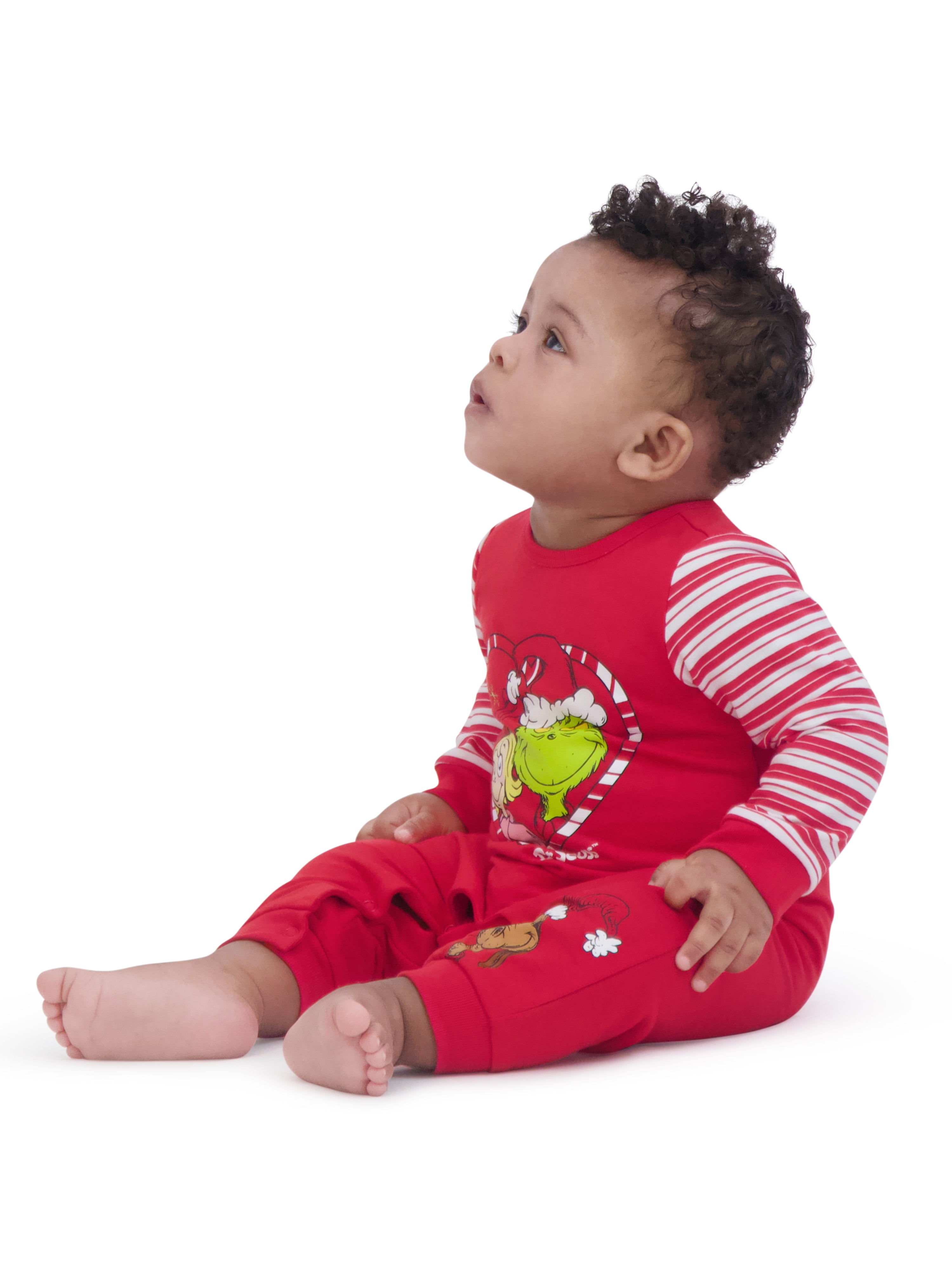 Dr.Seuss Baby Boy Grinch Printed Coverall, Sizes 0-24 Months