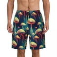 thumbnail image 1 of Board Shorts Summer Psychedelic Hawaii Beach Short Pants Men Running Surf Fast Dry Printed Swim Trunks, 1 of 5