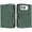 Green, variant on Lunvic Wallet Case for Apple iPhone Duo, 2 in 1 Magnetic Detachable Cover, Compatible with MagSafe, RFID Blocking 3 Card Slots Cash Folio, Black