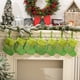 thumbnail image 5 of Calcetines Navideños De Punto Verde Con Letras Diy Para El Hogar Colgantes Con Letras Calcetines Navideños Verdes Colgantes Cómodos Y Suaves Calcetines Navideños Bolsa Para Aperitivos Bolsa Para Car, 5 of 8