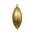 thumbnail image 1 of Vickerman MC180208 16 in. Gold Candy Drop White Snowflake Ornament, 1 of 2