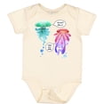 thumbnail image 3 of Inktastic Funny I'm Not Jelly Jellyfish in Blue and Pink Boys or Girls Baby Bodysuit, 3 of 5