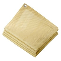 Shade Cloth 90% Sunblock Shade Cloth Net 10ft x 20 ft - Beige Bulk UV Resistant Fabric Mesh for Greenhouse Shade Cloth Taped Edge