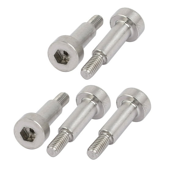 5pcs Shoulder Bolt 4mm Shoulder Dia 10mm Shoulder Length M3 Thread