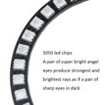 thumbnail image 2 of 105mm Car Headlight 5050 LED Halo Ring Angel Eyes with Remote Control RGB Color -, 2 of 4