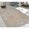 thumbnail image 7 of Pasargad Home Oushak 9' x 12' Hand-Knotted Wool Mocha Rug, For Indoor Space and all Age of Group, 7 of 7