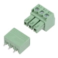 thumbnail image 4 of Bloque terminal enchufable de 3 pines, paso de 3.81 mm (3.5 mm) conector PCB macho y hembra 5 pares, 4 of 4