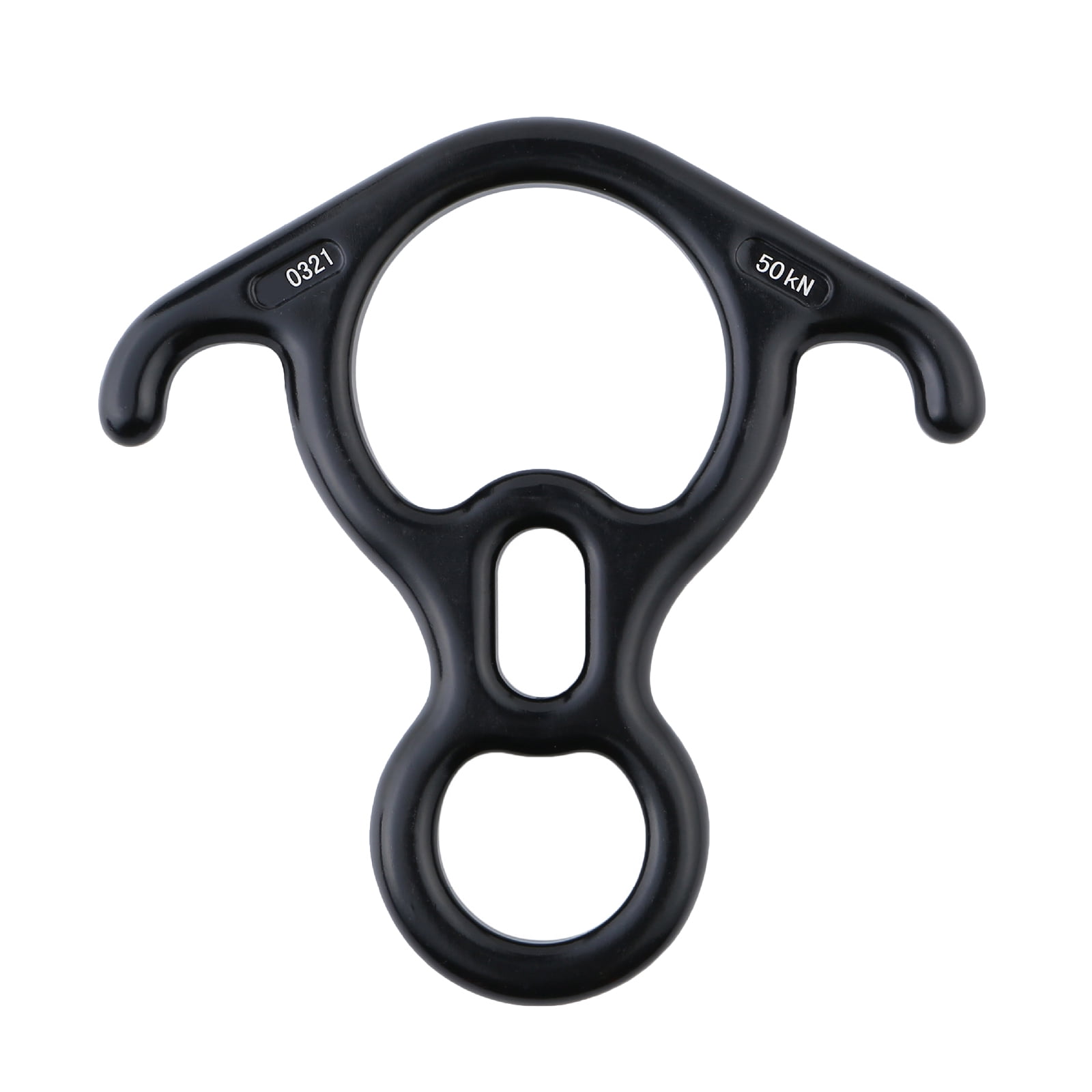 Professional Rock Climbing Equipment Figures 8 Descender For Safe And Controlled Descent In Mountaineering Environment