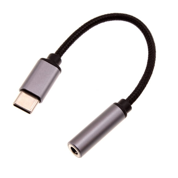 USB-C Earphone Adapter Headphone Audio Jack for Motorola Razr Ultra (2025) - Port Converter 3.5mm Female to USB-C Male Adaptor Mic Support