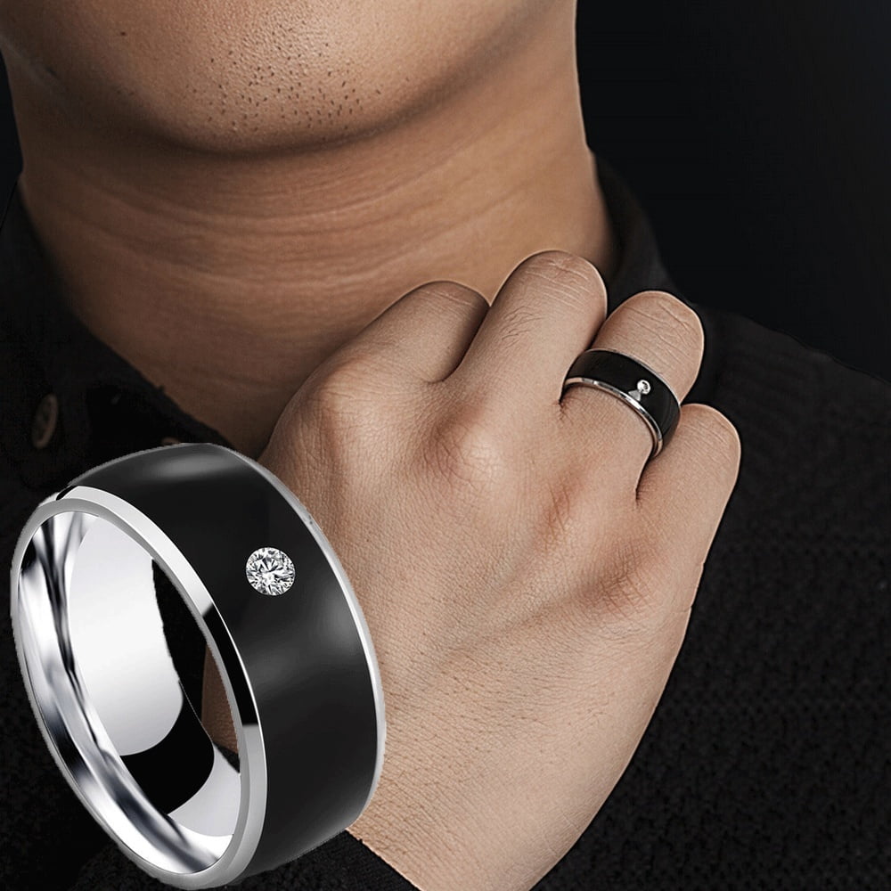Magic Wear Men Waterproof Finger Digital Ring NFC Finger Ring Stainless  Steel NFC Smart Ring