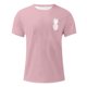 thumbnail image 5 of Camisetas de Manga Larga de Algodón Moda Casual Manga Corta Cuello Redondo Blusas para Al Aire Libre, Casual, Uso Diario, 5 of 7
