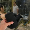 thumbnail image 4 of EXHUMKY 4Pcs Comfortable Support Weight Bench Pad Black Sponge for Weightlifting, 4 of 6