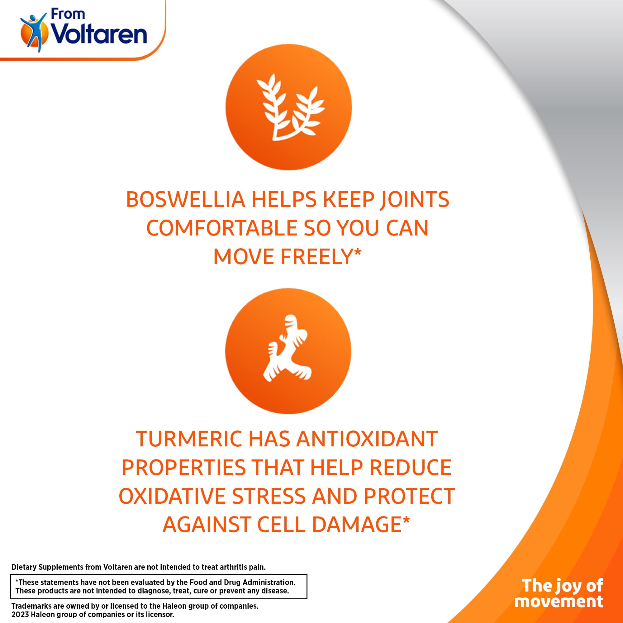 Voltaren Dietary Supplements Joint Comfort + Movement – 30 Ct