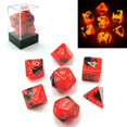 thumbnail image 1 of Juego de dados poliédricos Bescon HOT Rocks que brillan en la oscuridad, 1 of 7