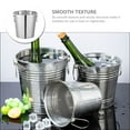 thumbnail image 3 of PTOOTP Wine Bucket Silver 1Pcs 6.3X6.3X5.9In, 3 of 8