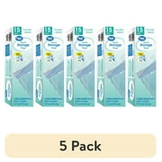 (5 pack) Great Value Snap'n Click Quart Storage Bags, 15 Count, Double Zipper