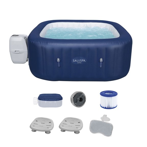 Bestway SaluSpa Hawaii AirJet Inflatable Hot Tub w/Pool & Spa Seat (2 Pack)