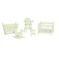 thumbnail image 1 of Dollhouse , Miniature Furniture Birch Exquisite Design Lightweight DIY Decoration  For 1:12 Miniature Doll House, 1 of 8