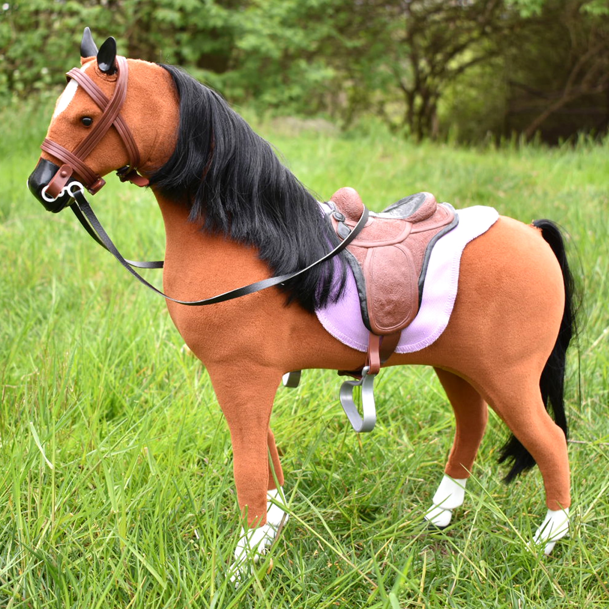 18 inch best sale doll horse accessories