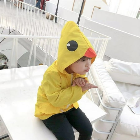 Toddler Raincoat YOUNGER TREE Toddler Baby Boy Girl Duck Raincoat Djibouti Rain Jacket Toddler