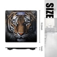 thumbnail image 2 of Bathroom Scale, Highly Accurate Digital Body Scale,Precisely Measures Weight up to 400 lbs-Tiger'S Face With Piercing Eyes On Black Background, 2 of 4