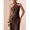 Volcanic Gray, variant on Women Volcanic Gray Elegant Halter Neck Satin Maxi Dress For Evening Party