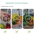 thumbnail image 6 of Silicone Colander Collapsible Strainers Set for Kitchen- 3 Pack (3Qt, 4Qt, 5Qt) -Over Home Draining Basket, Food Vegetables & Fruits-Dishwasher Safe, Space Saving Design, 6 of 9