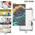 thumbnail image 2 of Coolnut Sunflower in Neon Hand Towels 2 Pieces 16×28 inches, Cotton Bath Towel Water Absorbent Lightweight Quickdry Towels for Bathroom Ktichen Travel Gym, 2 of 6