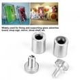 thumbnail image 1 of Glass 4pcs Stainless Steel Advertising Sign Fixing Screws Hollow Glass Standoff Pin 19x30mm, 1 of 8