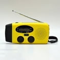 thumbnail image 4 of Klonfd Solar Radio Am/FM Radio Emergency Solar With Crank Mobile Power 2000MAH LED Flashlights Am/FM/NOAA Weather Alert Charging Methods Weather, 4 of 4