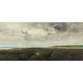 thumbnail image 3 of Daubigny, Charles Francois 18x11 Black Modern Framed Museum Art Print Titled - Villerville Seen from Le Ratier, 3 of 5