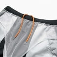 BVnarty Mens Athletic Shorts Drawstring Solid Color Above Knee Length