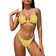 thumbnail image 4 of WTXUE Ensemble de Maillot de Bain Bikini Taille Haute Maillot de Bain Deux Pièces Imprimé Triangle Col Bikini Maillot de Bain Ajusté Ensembles (Femmes) Taille m, 4 of 4