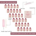 thumbnail image 3 of Glamnetic Press-On Nails – Rose Garden | Classic Red French Tip Nails, "Salon Quality", 30 Count, 3 of 6
