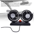 thumbnail image 4 of Doble Cabeza 2 Ventilador De Enfriamiento De Automóvil Con Enchufe De Cigarros Giratorio 360 Para Camión SUV RV, Ventilador De Automóvil Dual De, 4 of 7