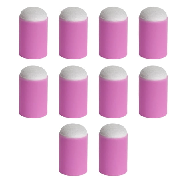 AMERTEER 10 Pcs Sponge Daubers Finger Sponges Finger Painting Sponge Daubers Craft Drawing Sponge Dauber Set for Painting Art Ink Crafts Chalk Card Making Tool