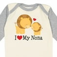 thumbnail image 4 of Inktastic I Love My Nona Boys or Girls Long Sleeve Baby Bodysuit, 4 of 5