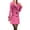 Pink, variant on Women's Wool Coat Korean Double-breasted Mid-length Woolen Coat With Collar with Fashionable Design for Winter Warm and Chic Look,Black L