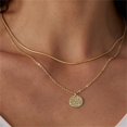 thumbnail image 2 of Collar para mujer Collar serpiente en espiga chapado en oro Collar de moda para mujer, 2 of 8