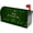 Green/Plaid, variant on Happy St-Patrick''s-Day Shamrock-Mailbox-Covers Green-Plaid Clover Letter-Box-Cover Garden Yard Mailbox Decor 18X21