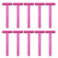 thumbnail image 6 of 10 Disposable Razors Twin Blade Shaving Women Hair Removal Trimmer Shaver Pink, 6 of 7