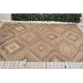 thumbnail image 3 of Ethnic Kilim, Turkish Kilim, 5.5x9.9 ft, Handmade Kilim, Large Kilim, Oushak Kilim, Organic Kilim, Geometric Kilim, Vintage Aztec Kilim,7420, 3 of 10