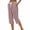 Hot Pink, variant on Women Summer Buffalo Check Plaid Drawstring Capri Pants Loose Straight Side Slit Button Pocket Trousers for Beach Loungewear Daily Travel
