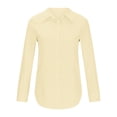 thumbnail image 7 of LIZUOJUNF Button Down Shirts for Women Slim fit Stretch Dress Shirts Work Shirt Wrinkle Free Office Blouses Stand Collar Long Sleeve Casual Tops, 7 of 7